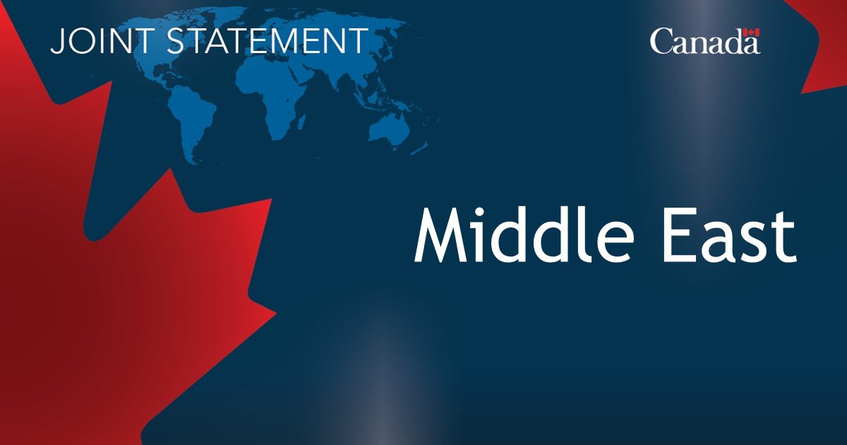 G7 Foreign Ministers’ Statement on support to partners in the Middle East