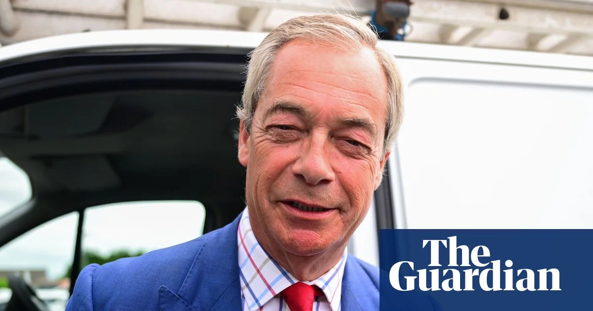 Nigel Farage says £5m gift from crypto billionaire is ‘not any of your business’ | Nigel Farage