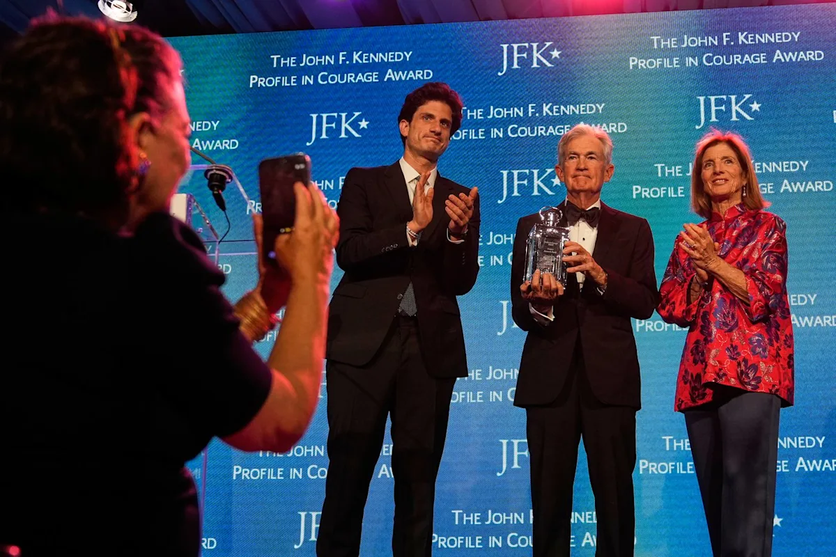 Jerome Powell uses JFK award speech to warn against political pressure on Fed, courts and schools