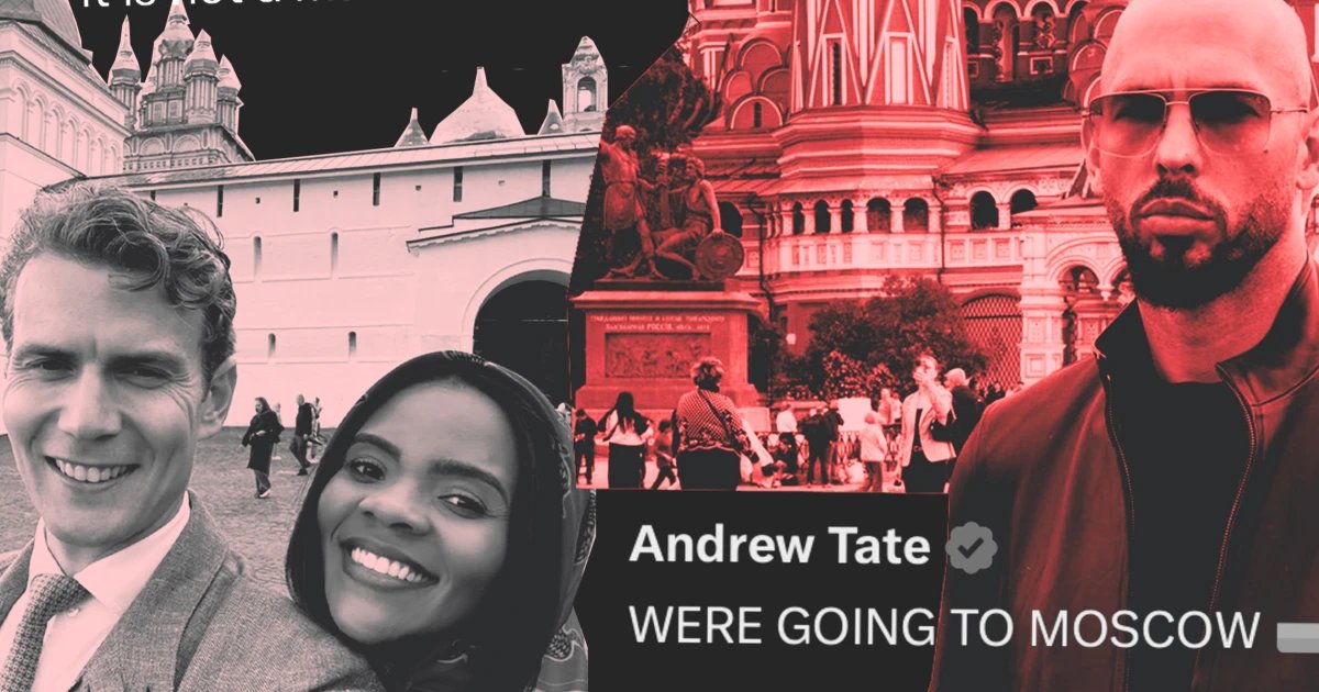 Candace Owens, Tate brothers visit Russia as Kremlin touts thaw