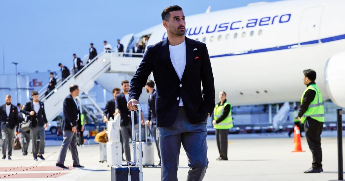 Iran’s soccer team arrives in Mexico for training ahead of the World Cup