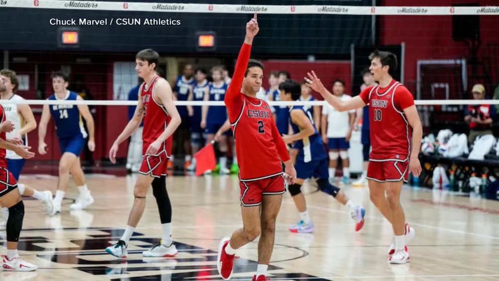 WATCH:  College volleyball star’s celebrations go viral