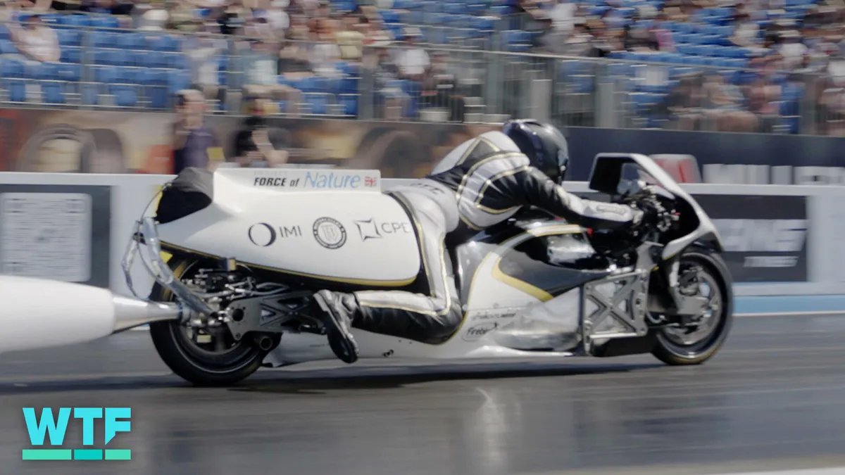 World's Fastest Steam-Powered Rocketbike video
