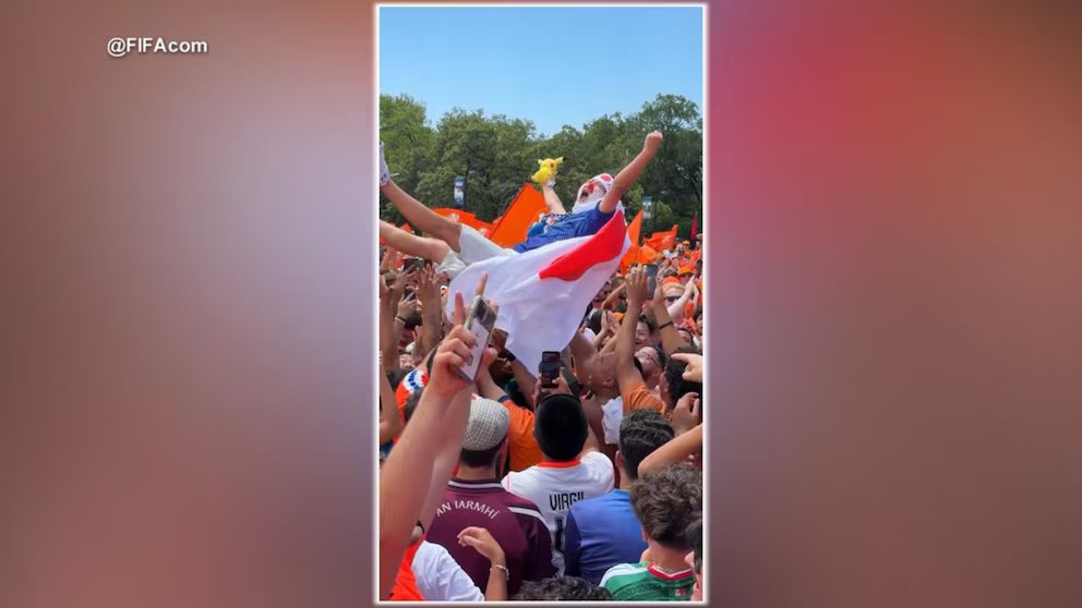 WATCH: Tourists light up World Cup across the US