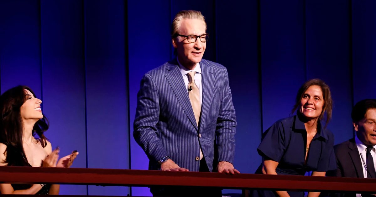 Bill Maher accepts Twain humor prize as the Kennedy Center navigates Trump-era upheaval