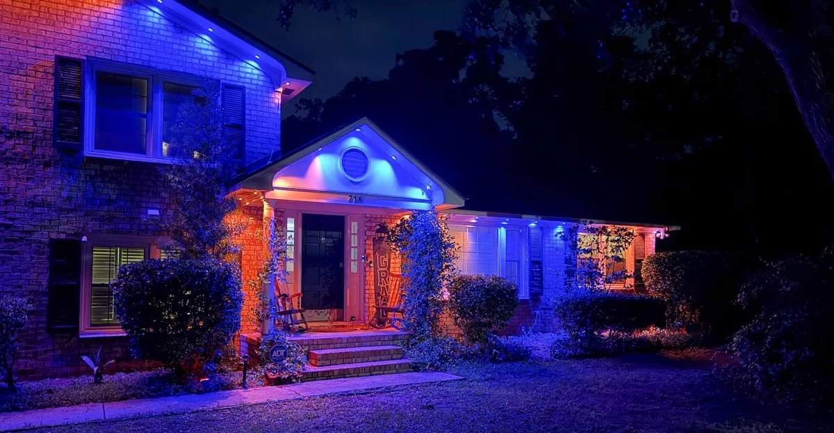 My backyard made me a color-changing smart lighting convert