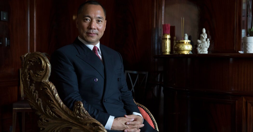 Former Chinese Billionaire and Bannon Associate Is Sentenced for Fraud