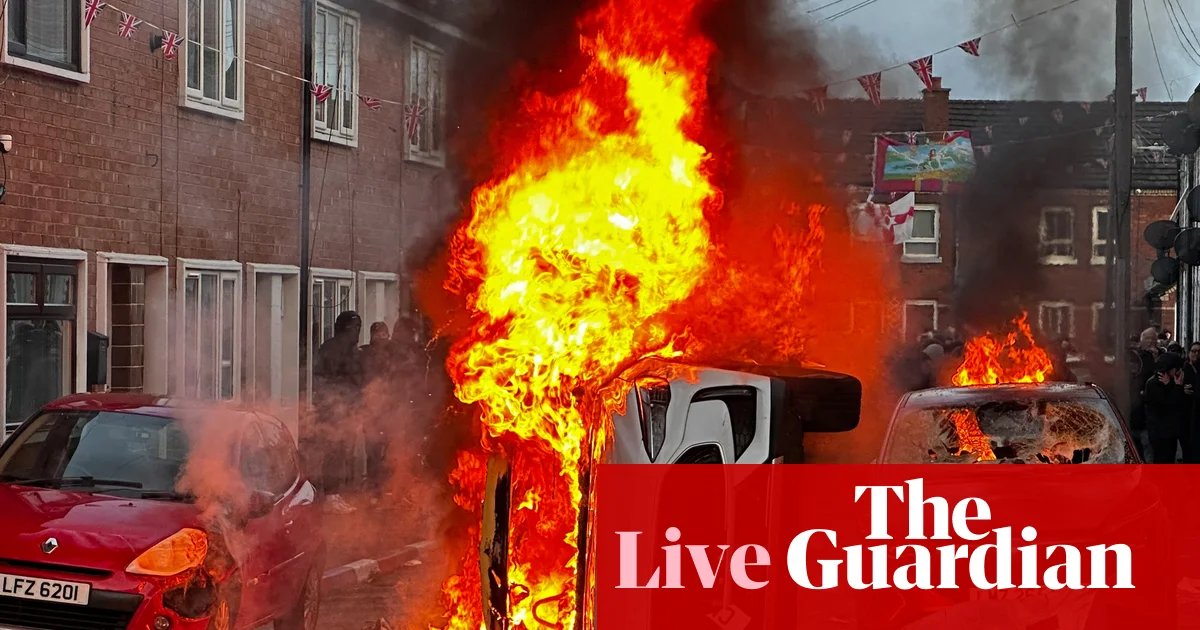 Man to appear in court over Belfast knife attack as rioting described as ‘race-based pogrom’ by SDLP leader – UK politics live | Politics