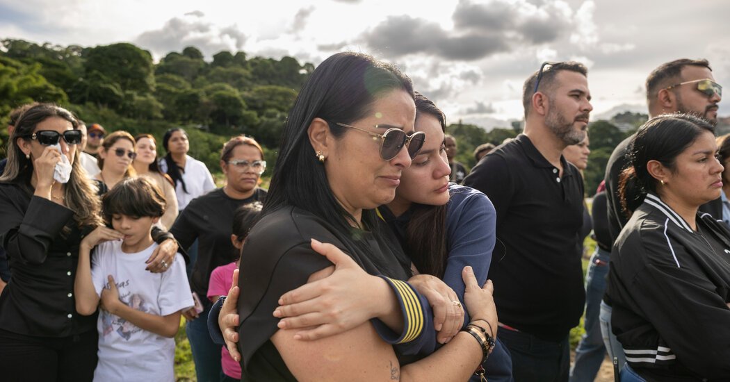 At Funerals, Venezuela’s Wounded Families and Friends Unite in Grief