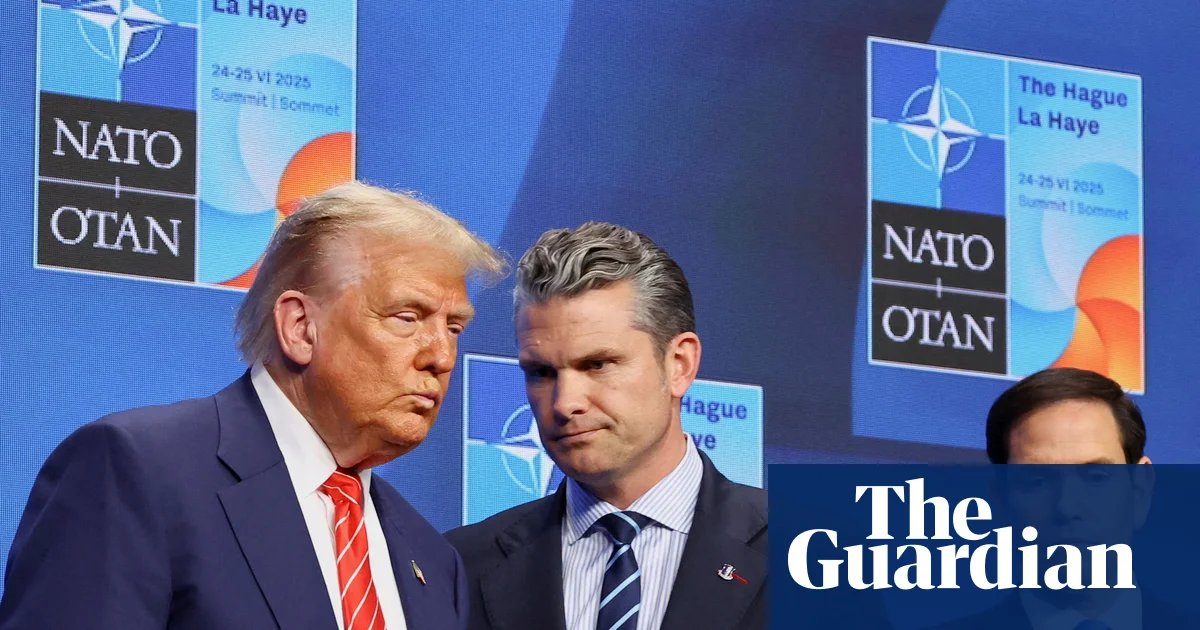Only one in 10 Europeans now see US as an ally, survey suggests | Nato