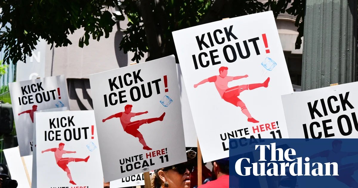 ‘We want fans to know the risks’: US immigrant rights groups mobilize across World Cup host cities amid ICE fears | ICE (US Immigration and Customs Enforcement)