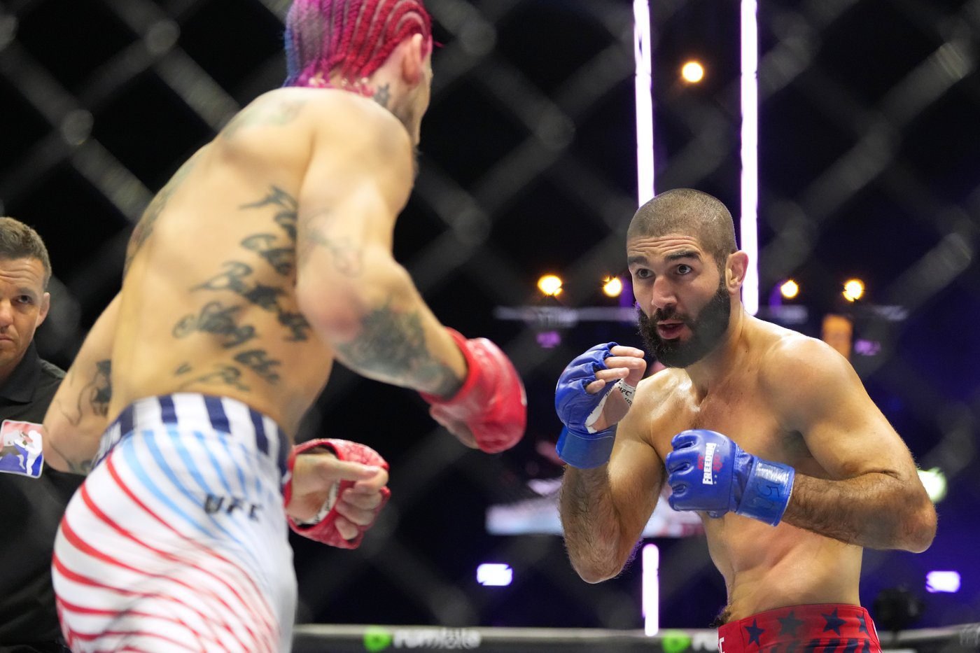 Canadian fighter defeated by U.S. at Trump’s UFC birthday