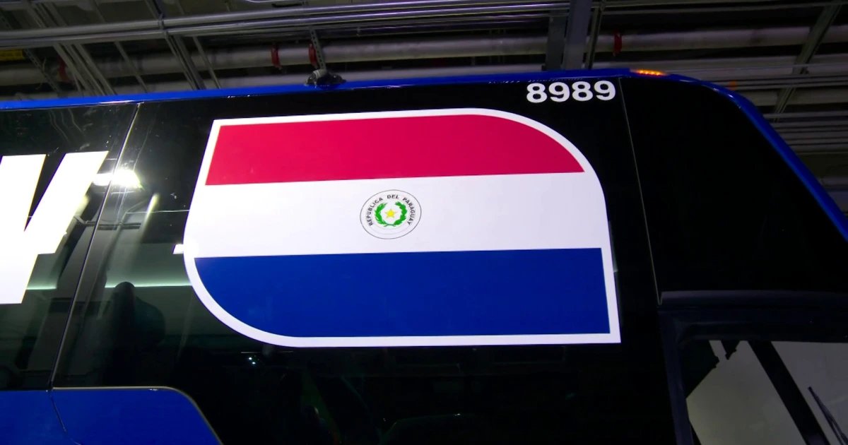 ¡Así llegó Paraguay al Estadio Los Ángeles para su debut contra EEUU!