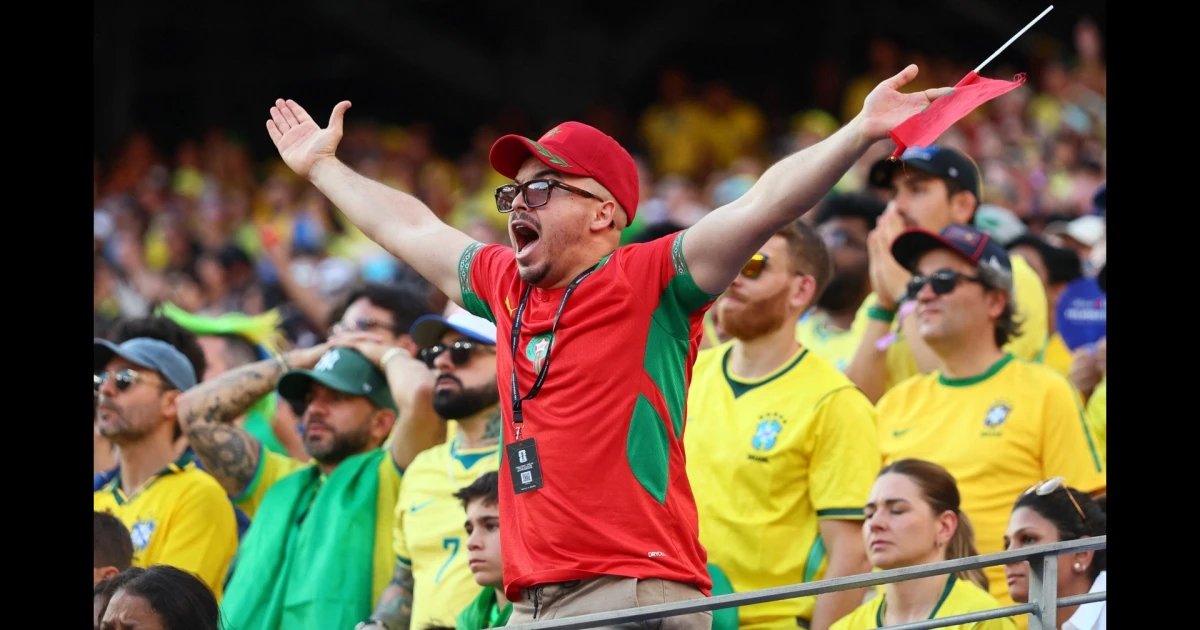 A flor de piel: así se vivió el debut de Brasil ante Marruecos