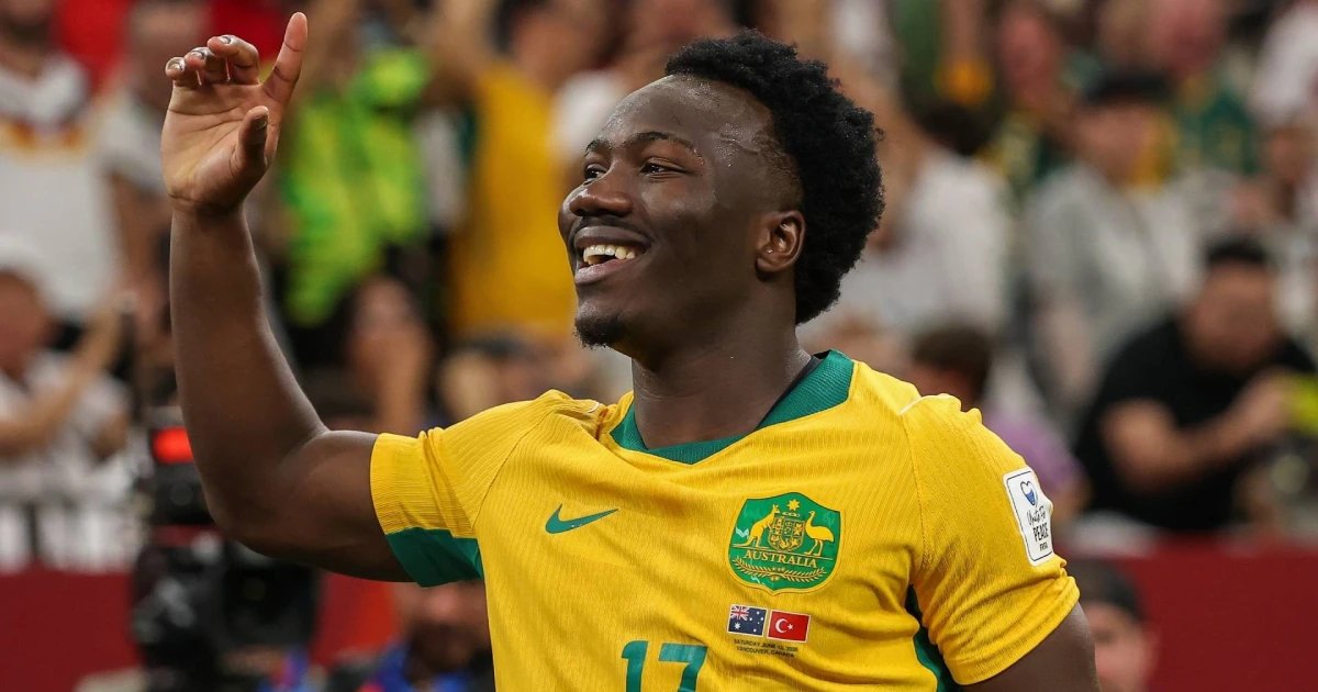 Golazo de Nestory Irankunda inaugura el marcador para Australia ante Turquía en el Mundial 2026