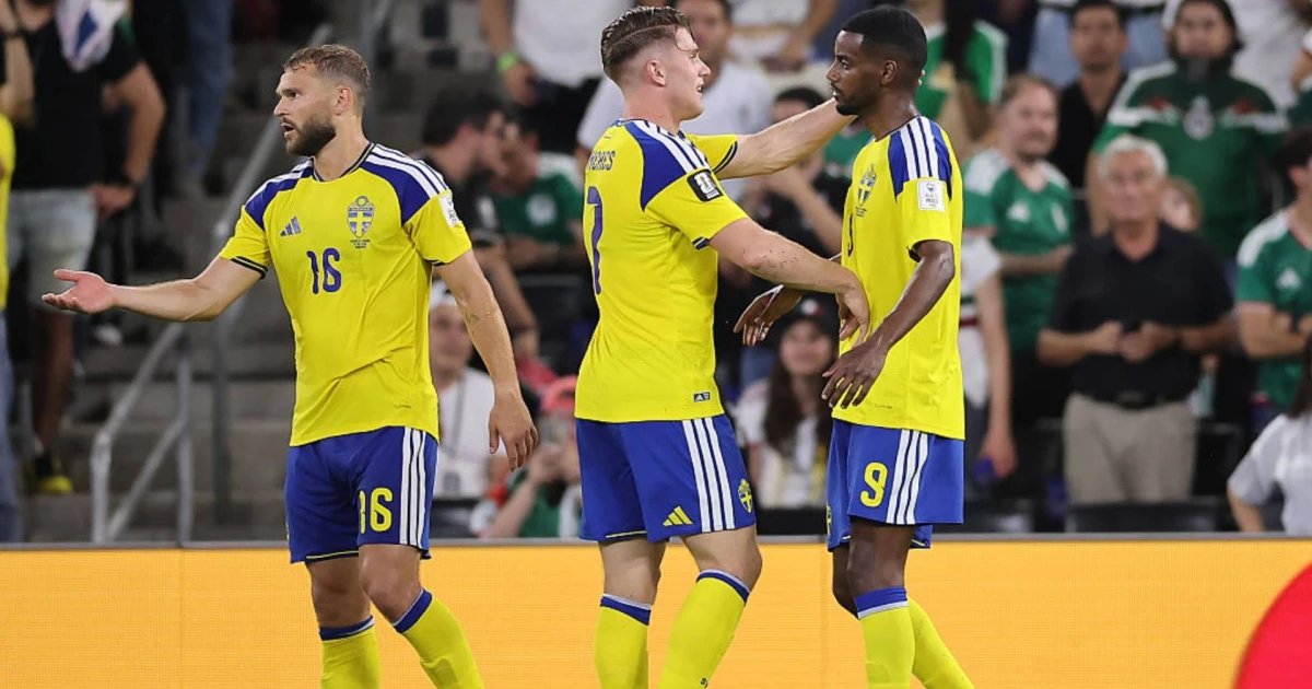 Gol de Viktor Gyökeres regresa la tranquilidad a Suecia con el tercero ante Túnez en Monterrey
