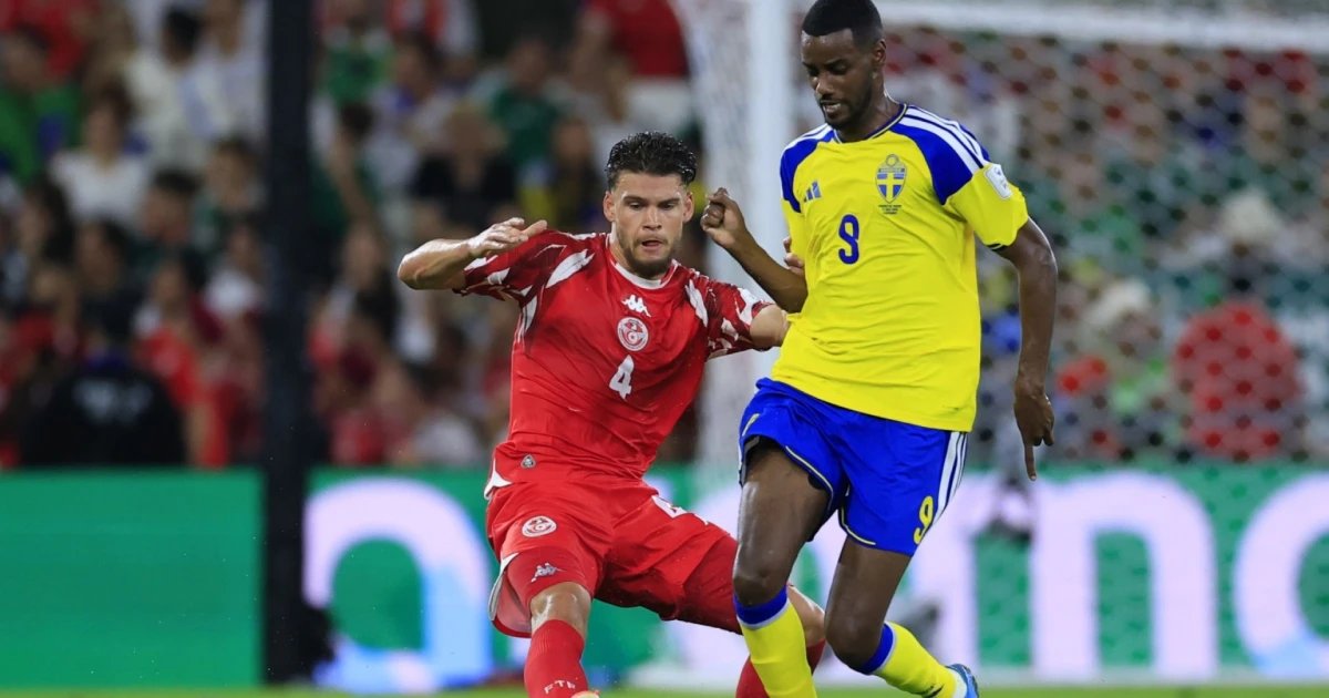 ¡Pura Premier League! Tres figuras lideran goleada de Suecia ante Túnez en su debut en el Mundial