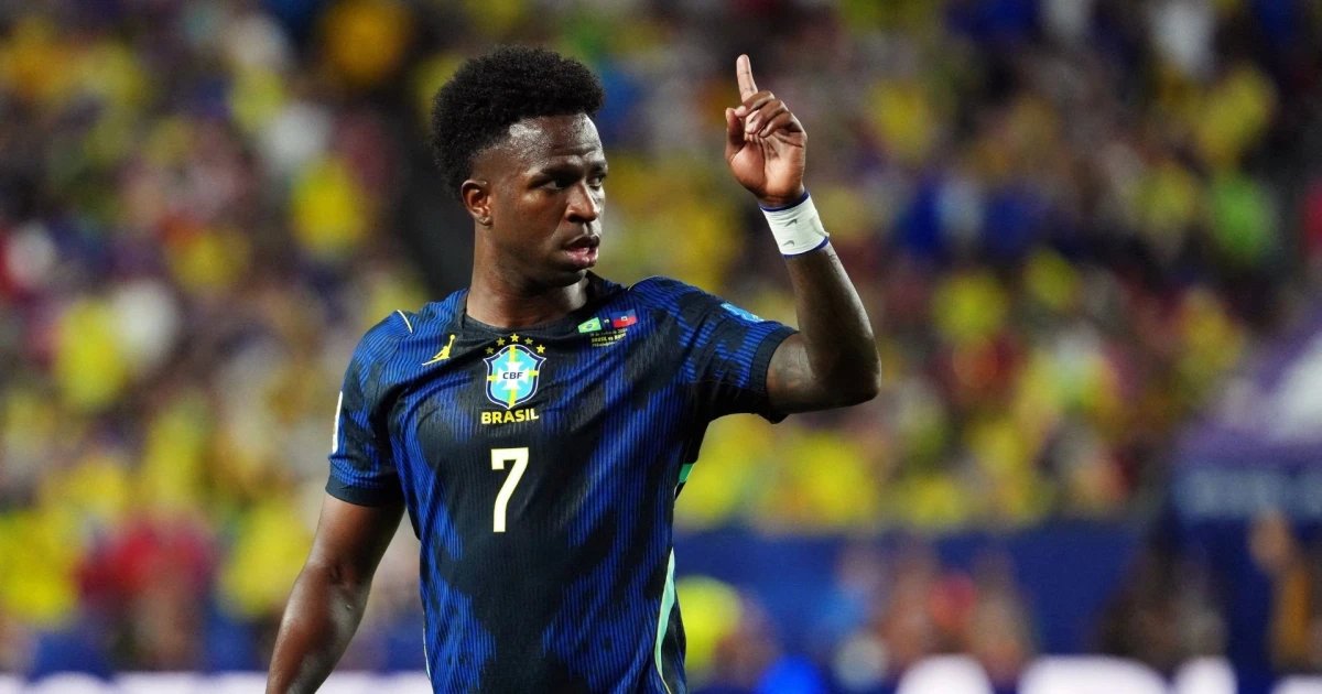 Vinicius gana su segundo premio Superior Player of the Match con Brasil