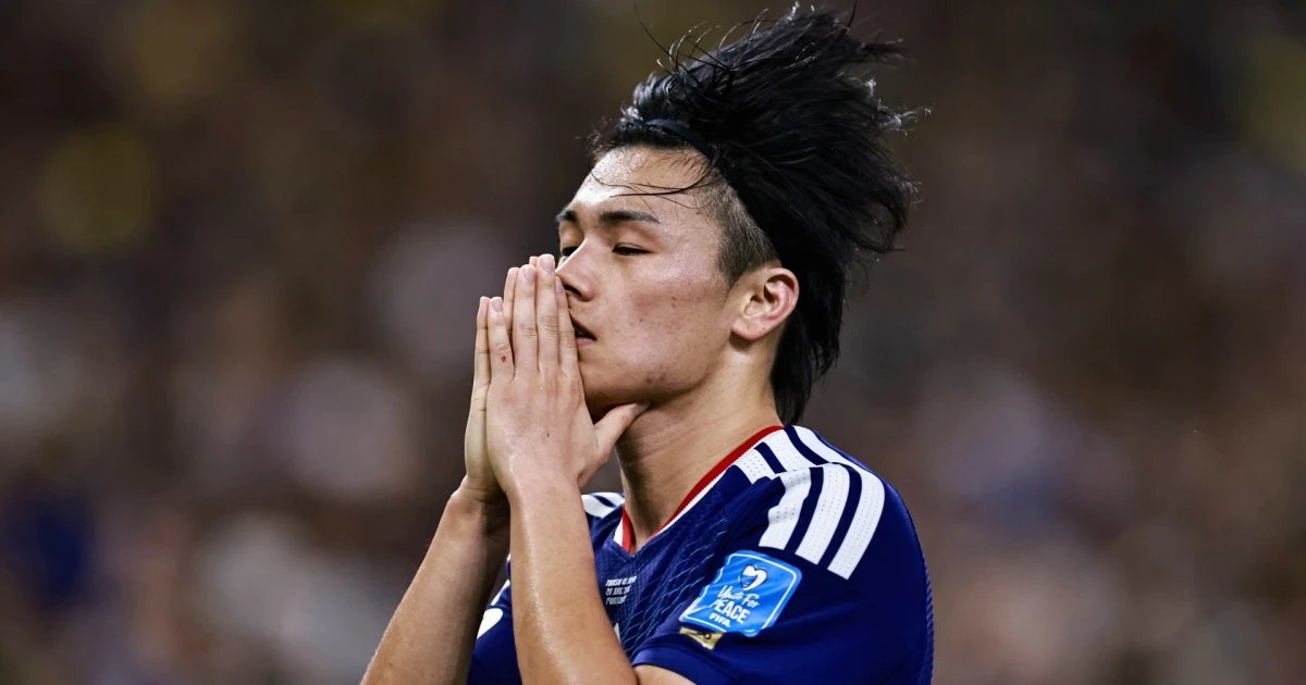 Ueda firma su doblete y sentencia la goleada de Japón sobre Túnez