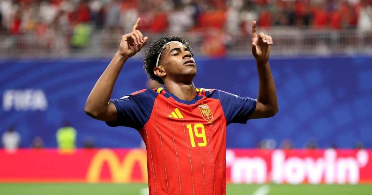 Primer gol y mensaje claro: Lamine Yamal ya se enfoca en Uruguay