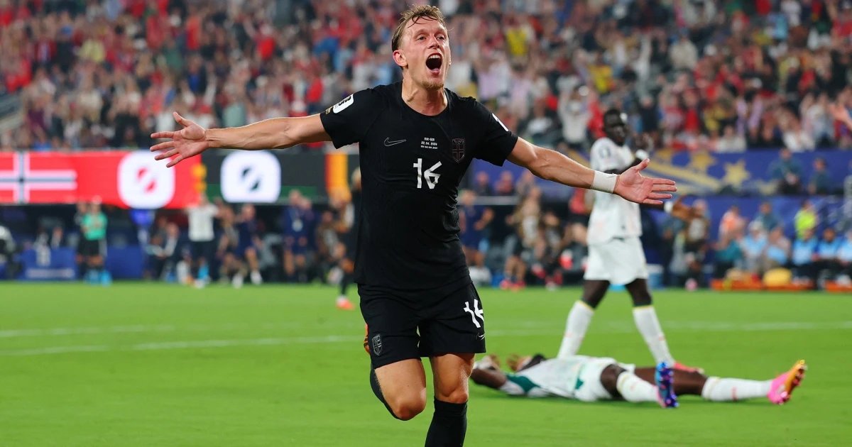 Gol de Marcus Holmgren y Noruega abre la lata frente a Senegal