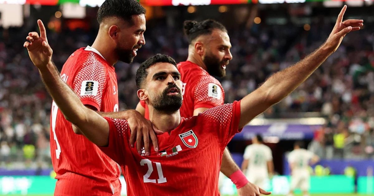 Gol de Nizar Al-Rashdan sorprende a Argelia y abre el marcador a favor de Jordania en San Francisco