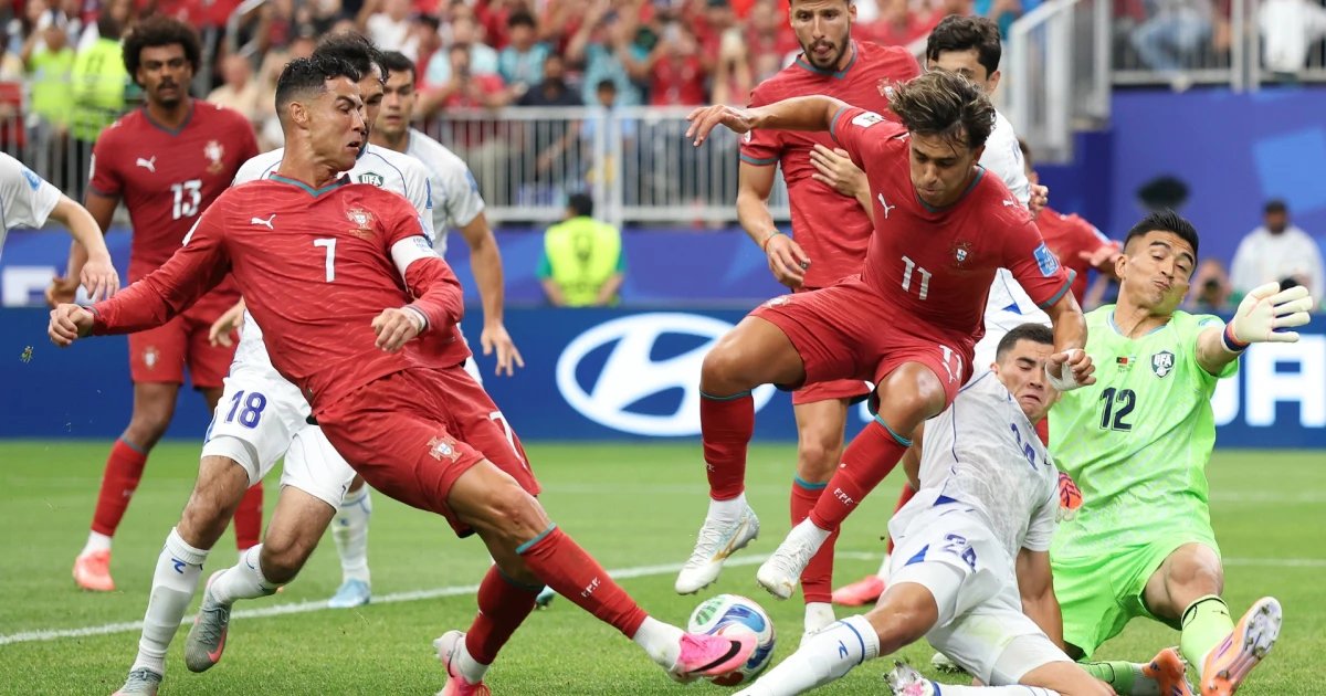 ¡Increíble autogol! Portugal aumenta la ventaja ante Uzbekistán