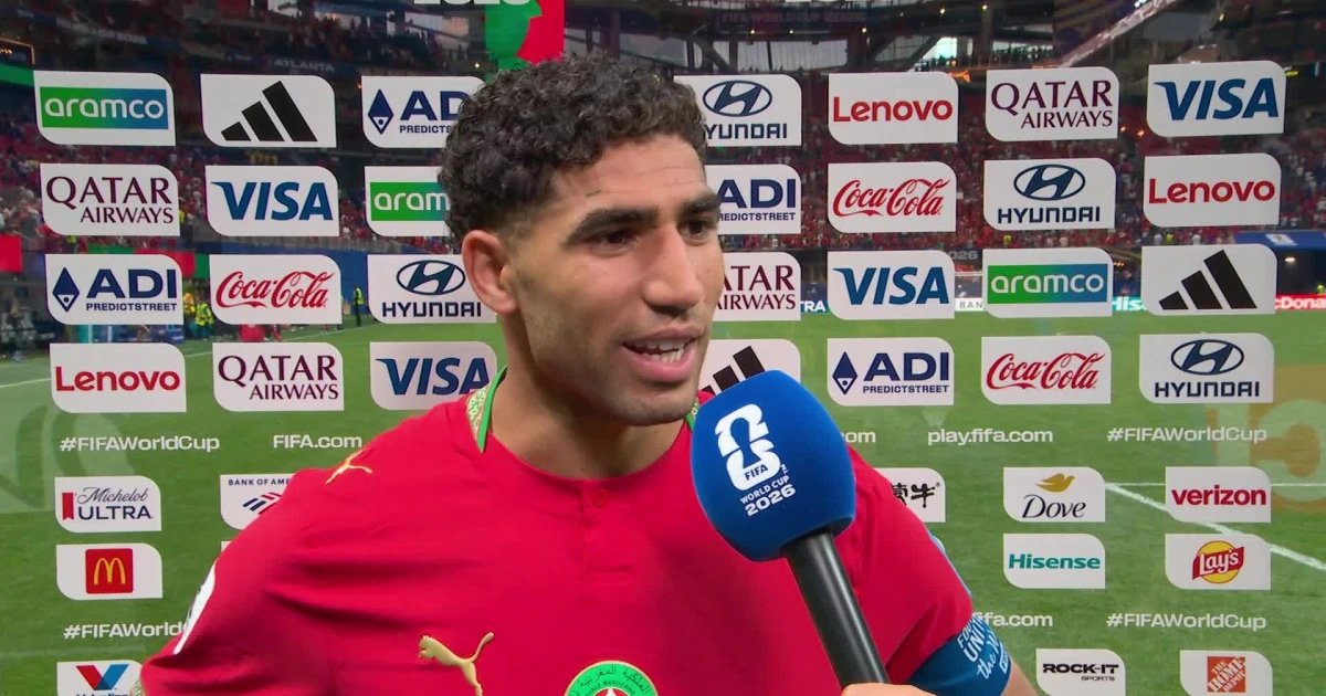 Hakimi: “Fue un partido de locos, pero tenemos espíritu de competición”