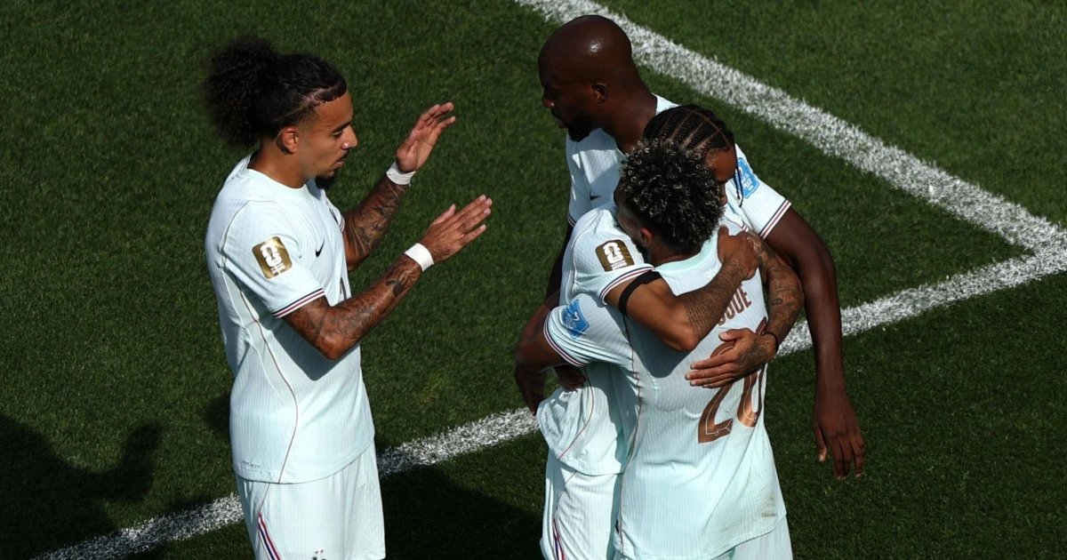 Désiré Doué marca el 1-4 definitivo para Francia en la goleada sobre Noruega