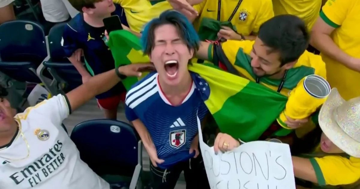El aficionado de Japón que quedó devastado tras la derrota ante Brasil