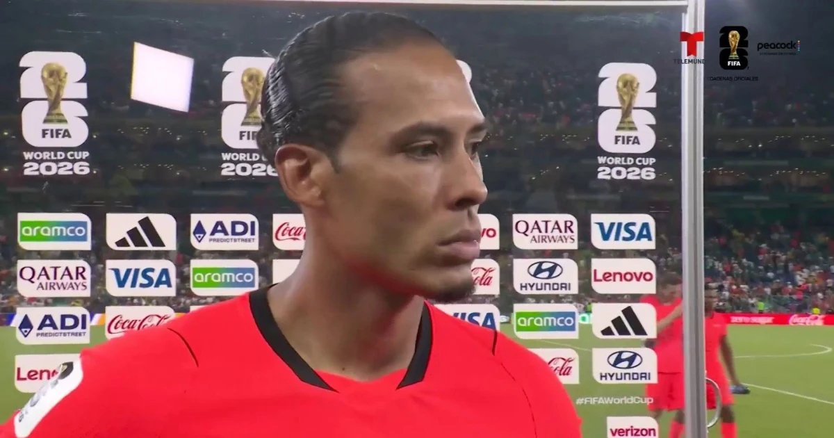 Virgil van Dijk: “Al final, en el tiempo añadido te echan atrás”