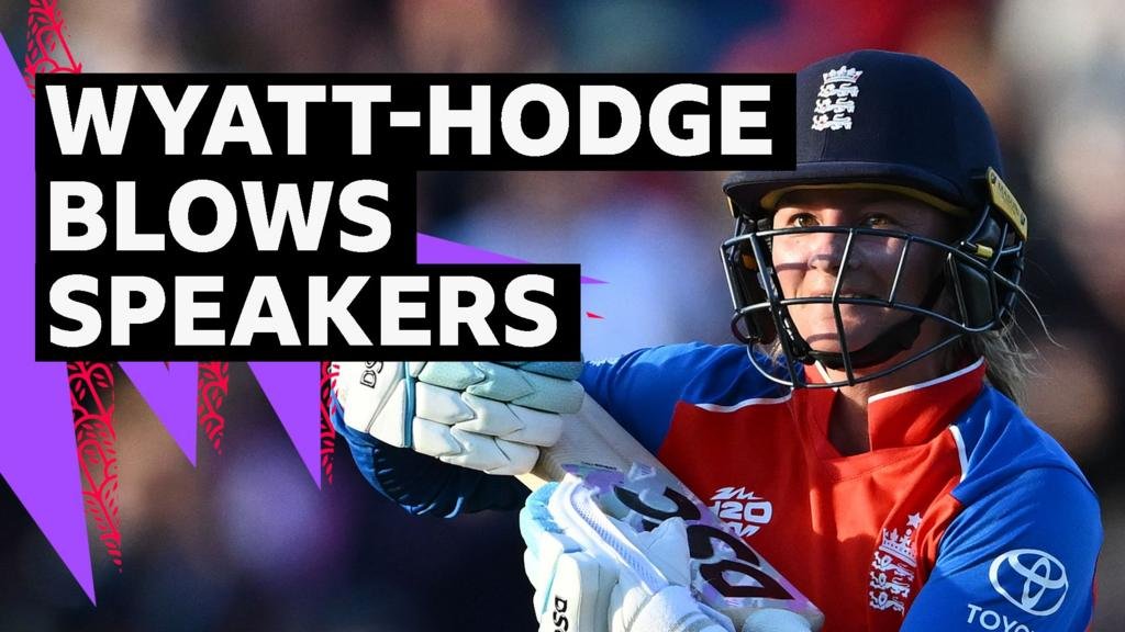 England v Sri Lanka T20 World cup: Danni Wyatt-Hodge reaches 100 at Edgbaston