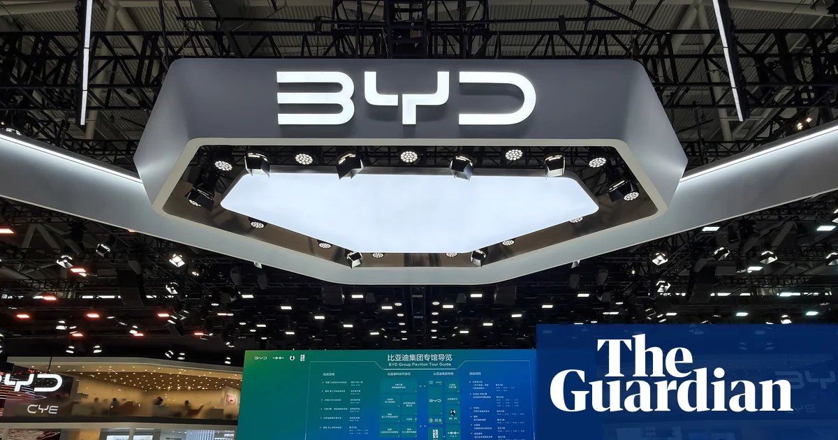 China’s BYD aims to be world’s biggest car firm within five years | Automotive industry