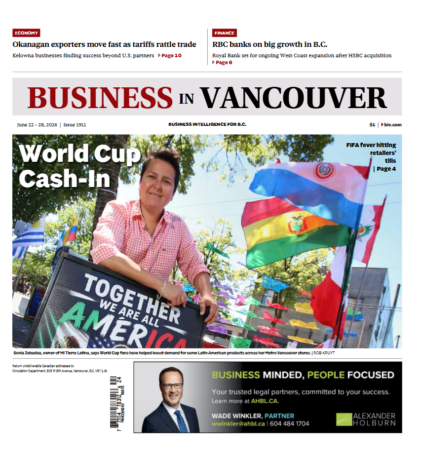 Business in Vancouver — June 22, 2026