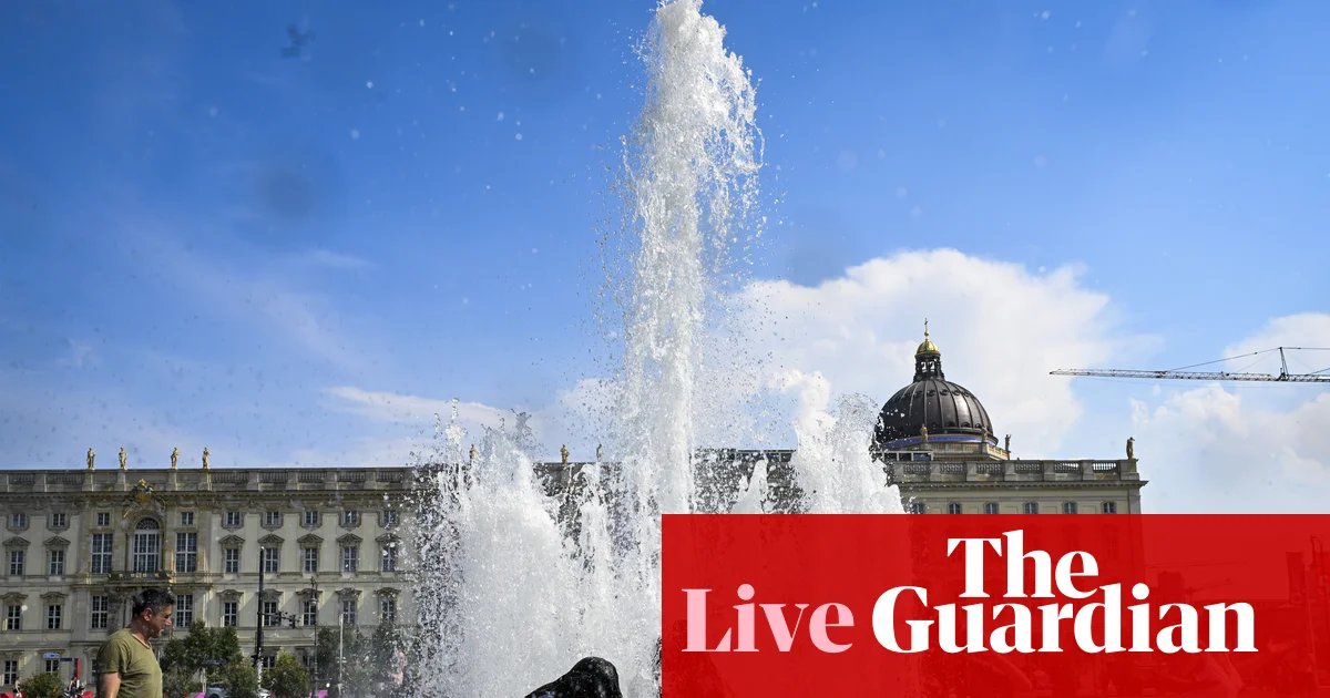 Extreme heat continues in central and eastern Europe with temperatures of 38C expected – Europe live | Extreme weather