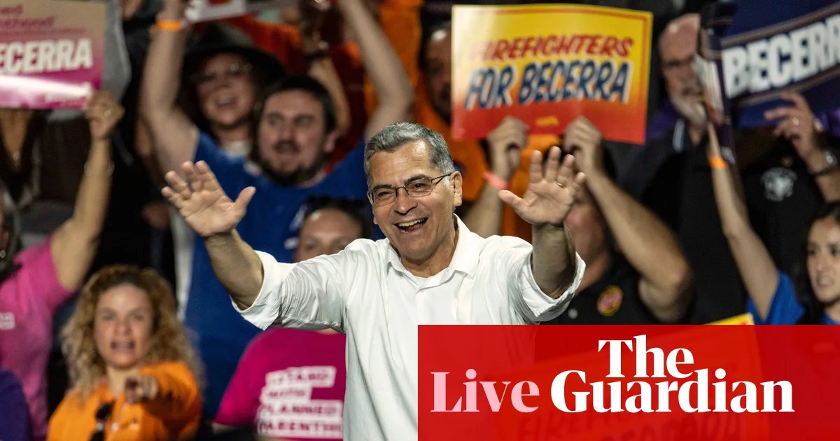Californians head to the polls as governor primary goes down to the wire – US politics live | US news