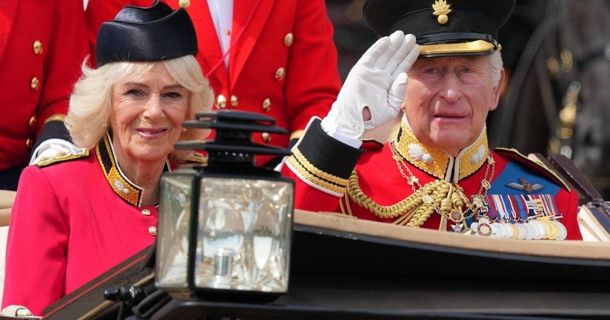 Photos show the royal family at the Trooping The Colour parade
