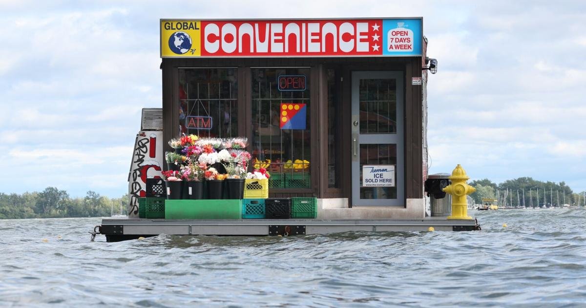 A convenience store is floating on Lake Ontario — but you can't shop there