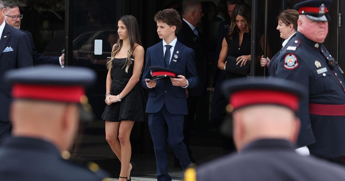 Bravery of fallen officer Marc Pinizzotto lives on in his children. 'Rest easy Dad. I love you.'