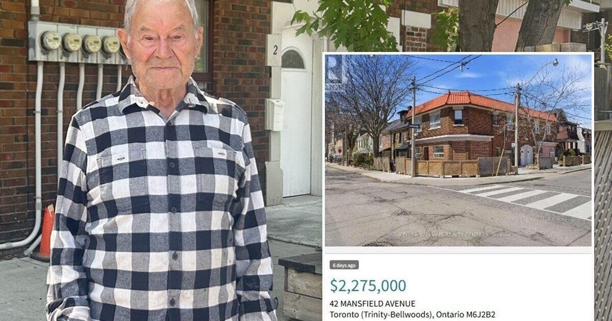 This 92-year-old was evicted during a Toronto heat wave last summer. Now his former home is for sale — and he wants the landlord to pay him damages