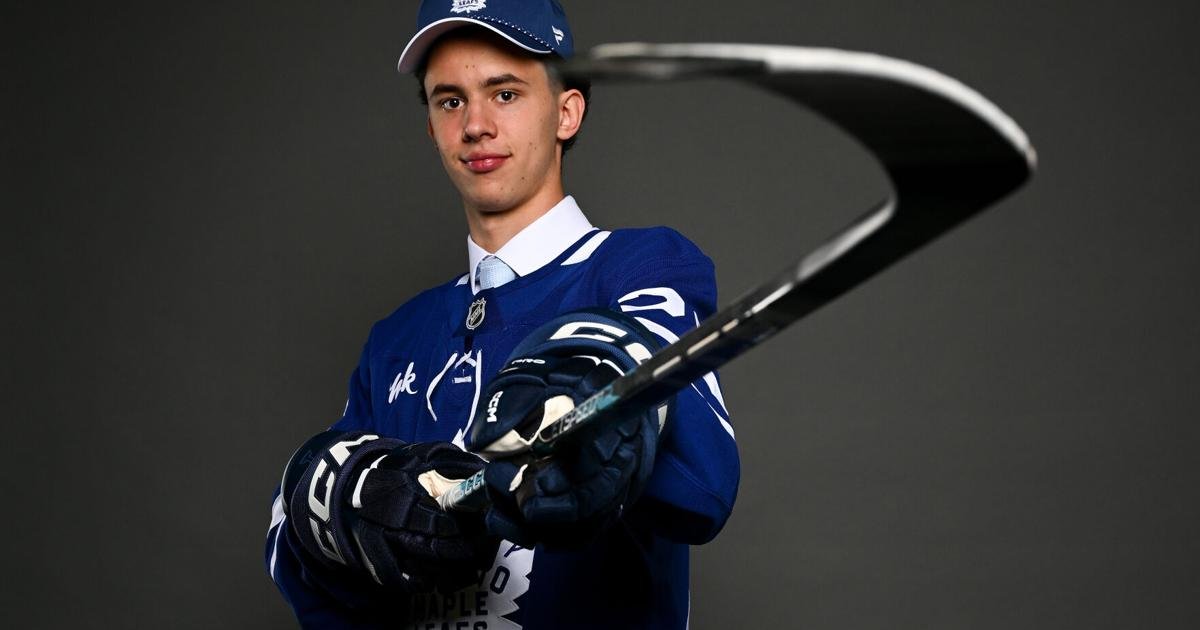 Who did the Maple Leafs pick on day two of the NHL draft?