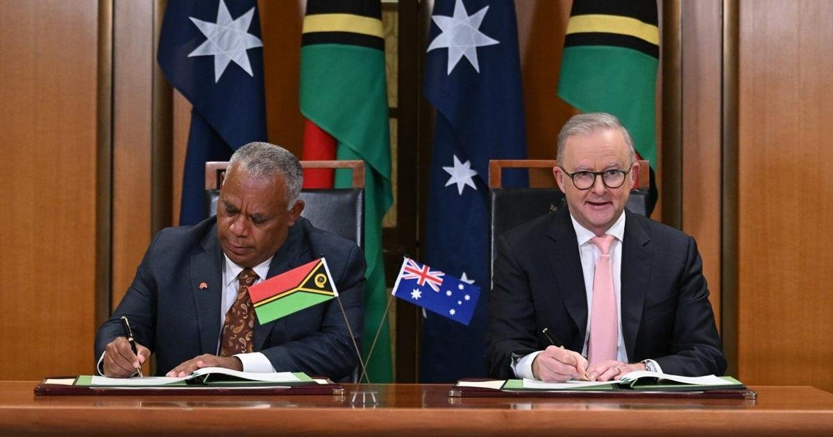 A long-awaited Australia-Vanuatu pact blocks China from building a military base
