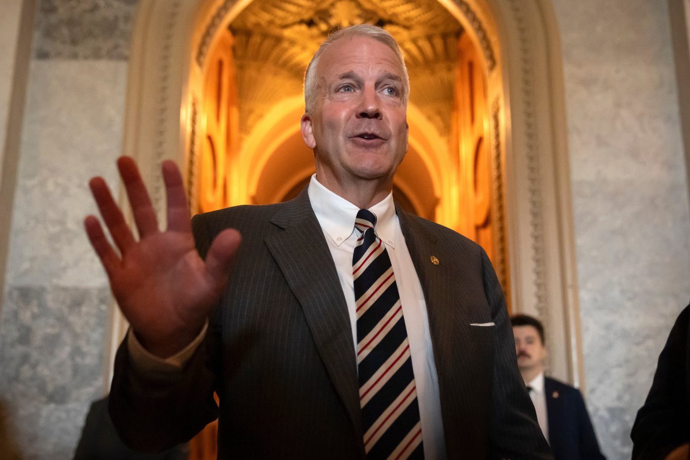 GOP Sen. Dan Sullivan draws an unusual opponent in Alaska’s primary – and he’s not happy about it