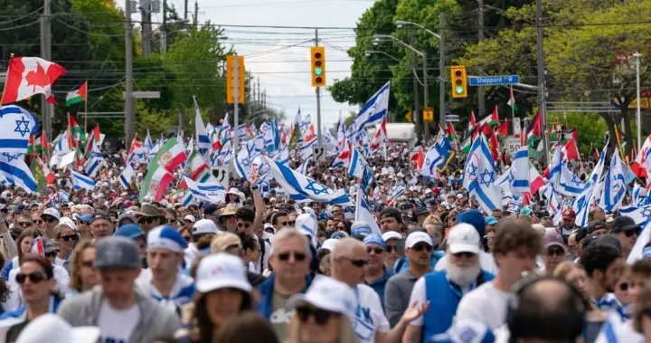 Security tight as Walk for Israel in Toronto draws tens of thousands – Toronto