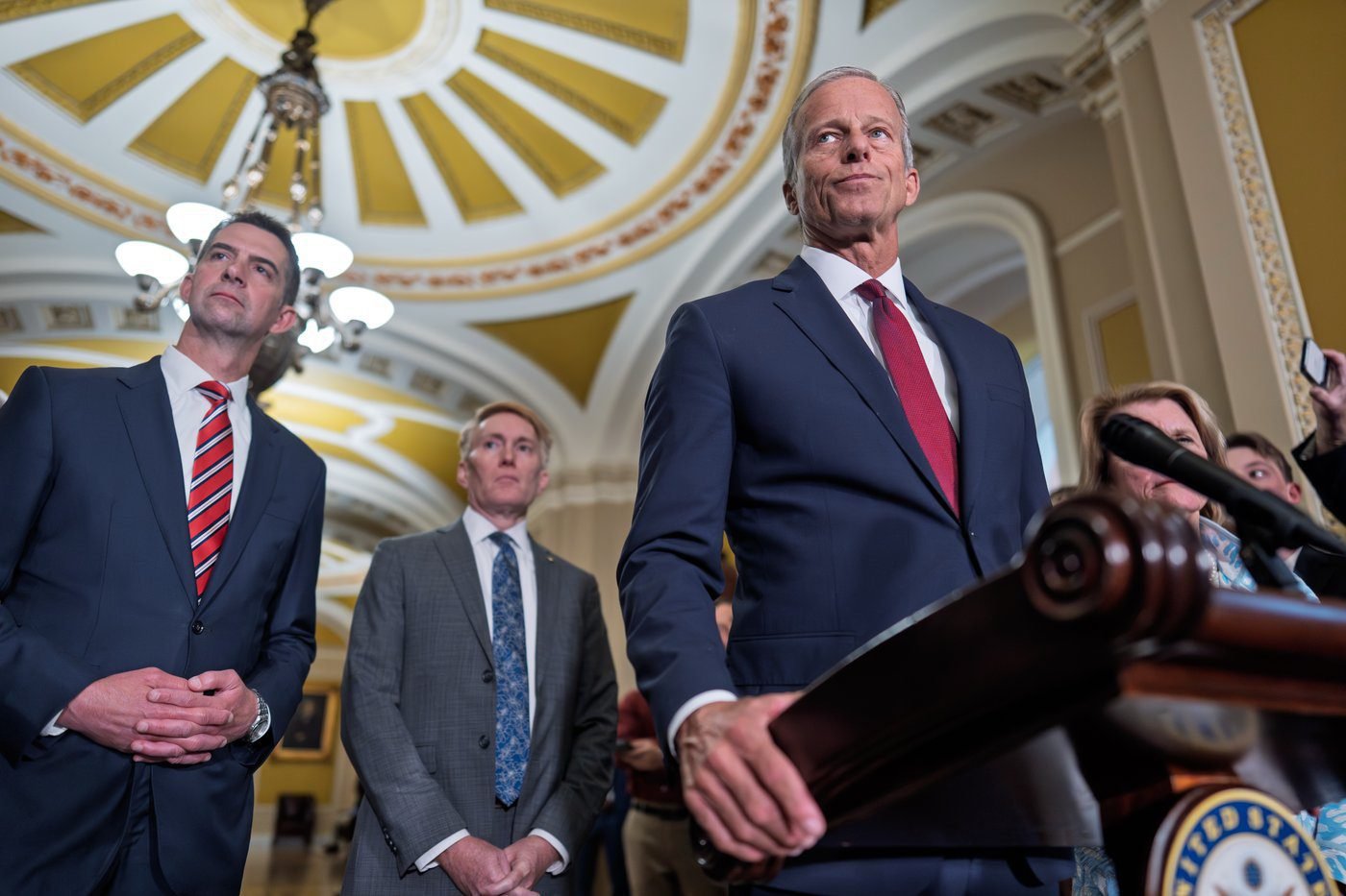 Republicans consider next steps after scrapping of $1.8 billion fund for Trump allies