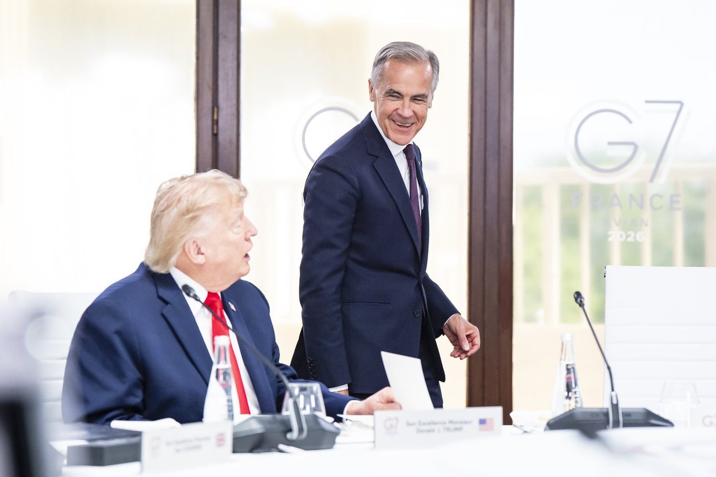 Carney says he had several talks with Trump during G7 despite no official meeting