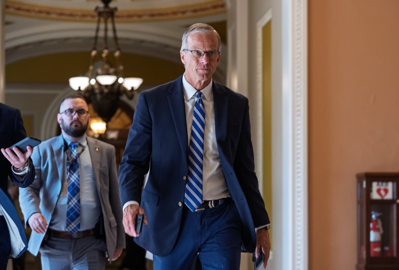 Senate in overnight session as Republicans debate limits on $1.8B Trump settlement