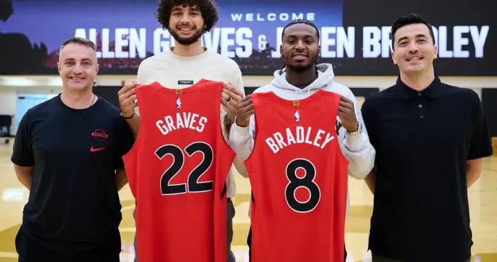 Raptors draft picks Graves, Bradley visit Toronto