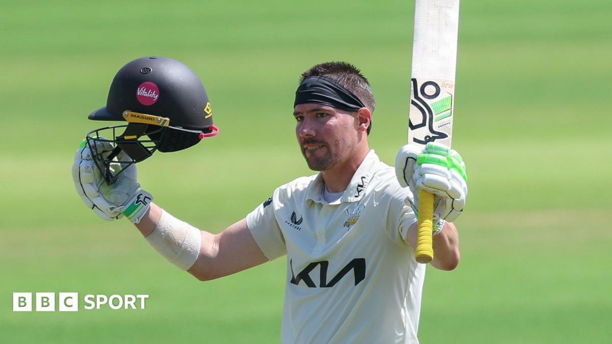 County Championship: Burns leads Surrey fightback v Glamorgan