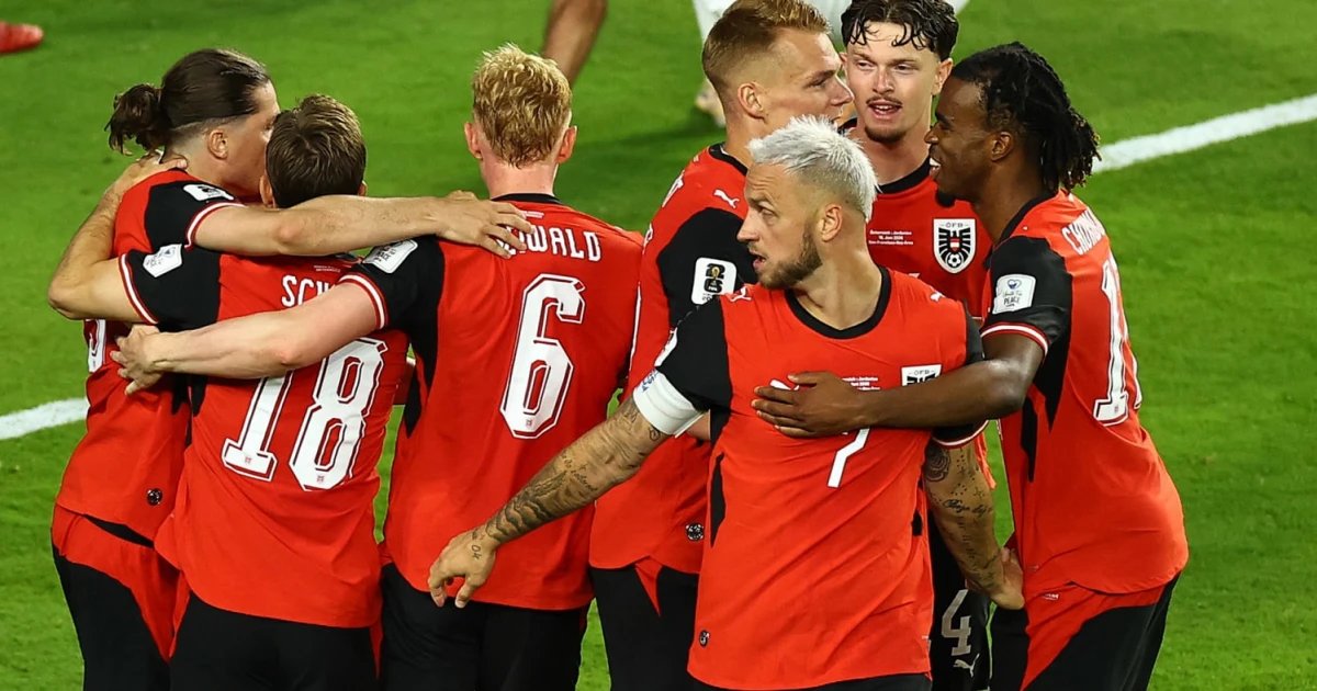 ¡Austria recupera la ventaja! Autogol de Yazan Al Arab tras un tiro de esquina